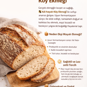 Ekşi Mayalı Köy ekmeği (1100 gr)